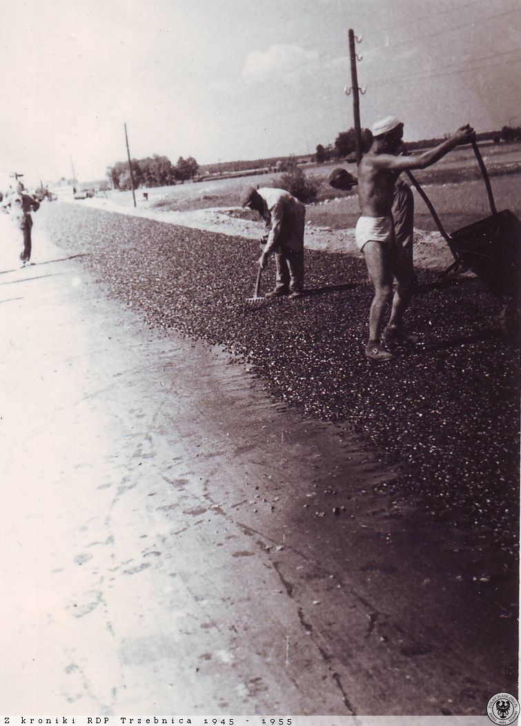 1953 - Remont DK nr 5 (Żmigródek), Żmigródek